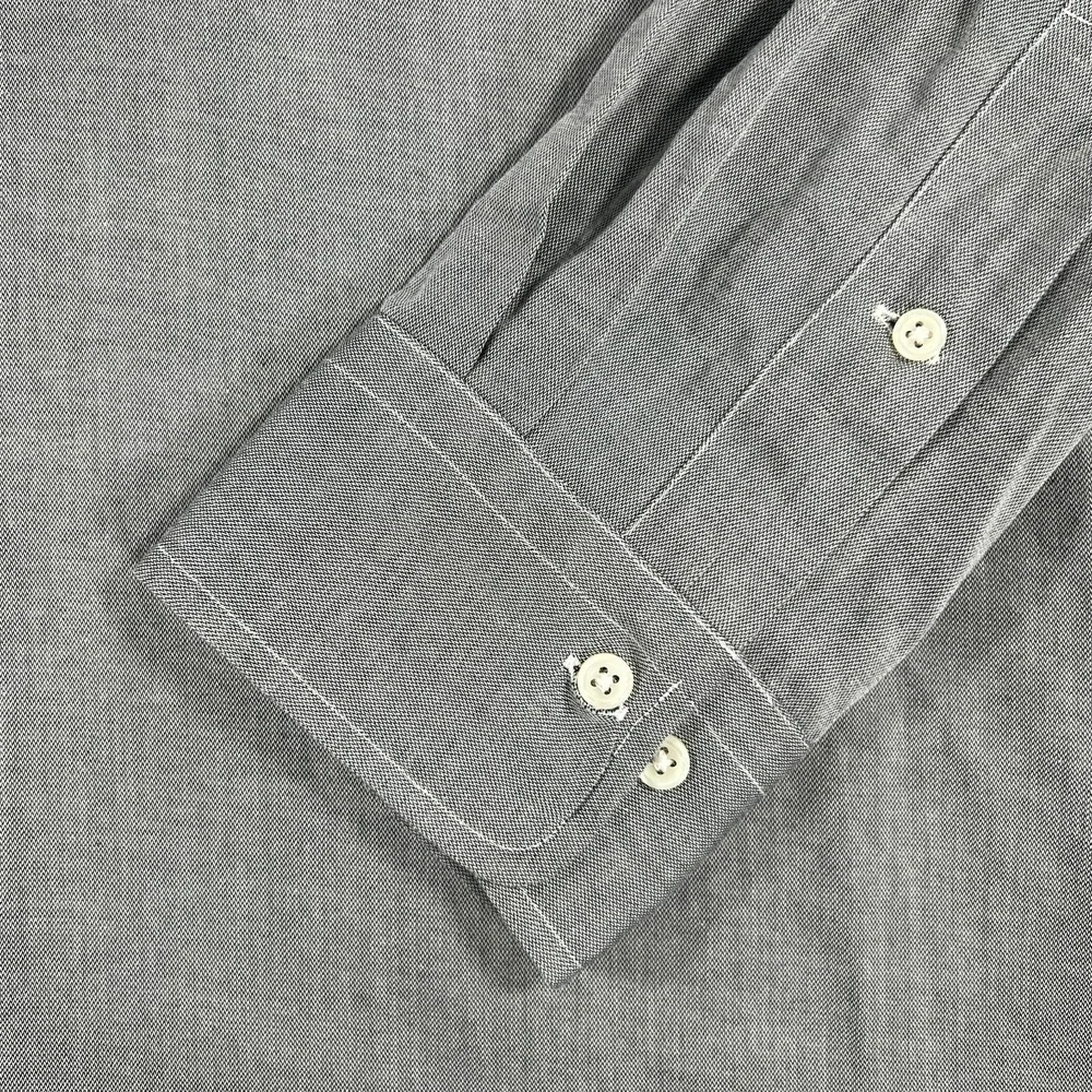 Polo Ralph Lauren Mens Shirt 17 32/33 Andrew Gray Long Sleeve Button Up Cotton